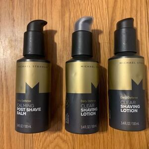 Michael Strahan Shaving lotion Post Shave Balm Bundle of 3